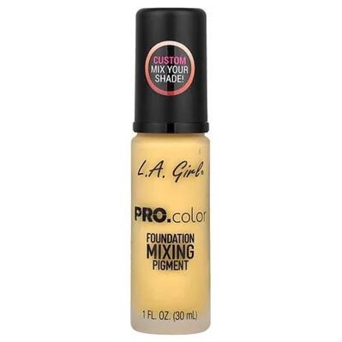 L.A. Girl, Pro.Color, Mélange De Pigments Pour Fond De Teint, Glm712 Jaune, 30 Ml 