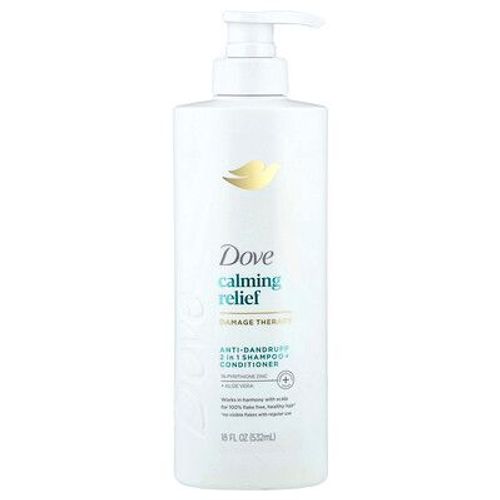 Dove, Soulagement Apaisant, Shampooing Et Après-Shampooing 2-En-1 Antipelliculaires, 532 Ml 