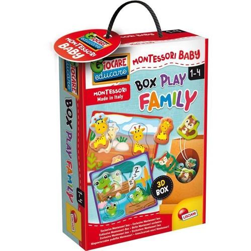 Box Play Family - Jeux D'apprentissage - Basé Sur La Méthode Montessori - Lisciani