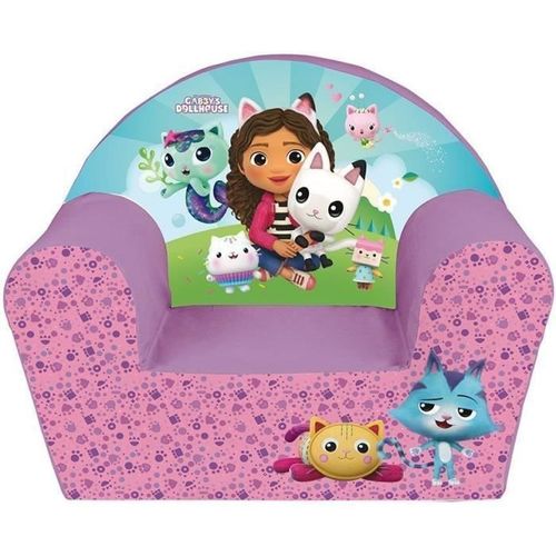 Fauteuil Club Pour Enfant Gabby Et La Maison Magique - Fun House - L.52 X P.33 X H.42 Cm - Origine France