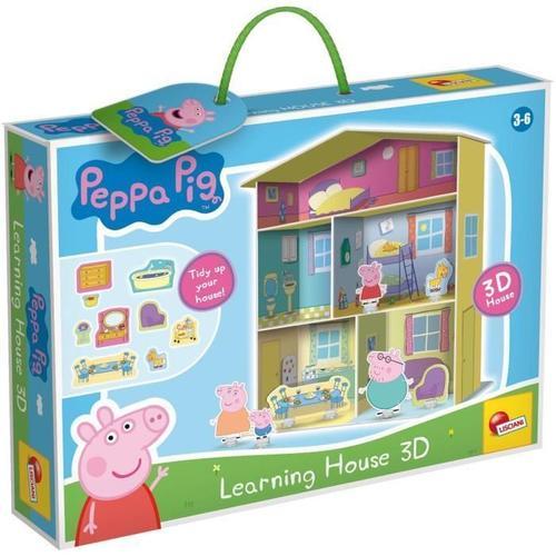 La Maison De Peppa A Construire - Peppa Pig Learning House - Pour Apprendre Les Associations - Lisciani