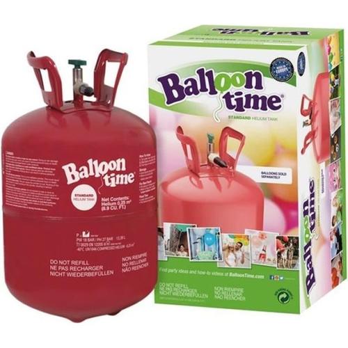 BOUTEILLE HÉLIUM 0.20 M3 POUR 30 BALLONS Transparent