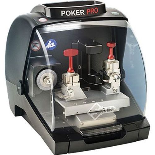 1 X X MACHINE DE DUPLICATION DE CLÉS PLATES ET DE CROIX POKER PRO SILCA