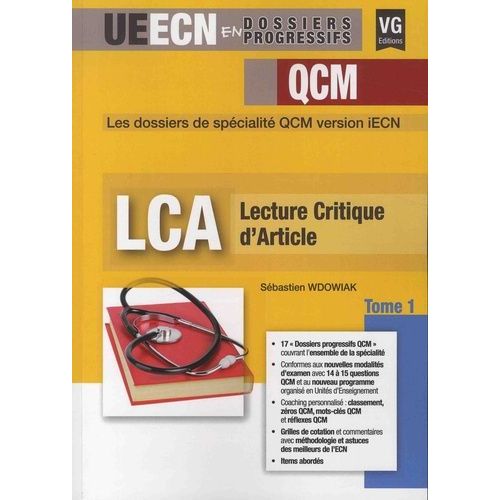 Lecture Critique D'articles - Tome 1