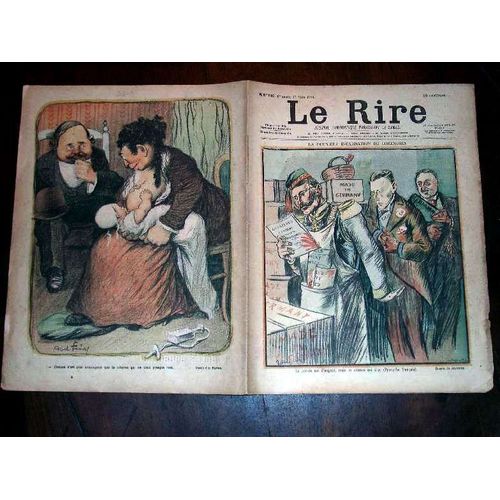 Le Rire - N°280 - 17 Mars 1900  -  Illustration En Couleurs De  La  Couverture La Derniere Incarnation De Lohengrin  Par Jeanniot Illustration En Couleurs Derniere Page De Abel Faivre.