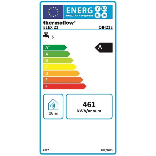 Chauffe-eau électronique - Thermoflow - ELEX21N - 21 KW - Classe A - Écran LED