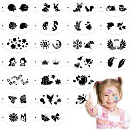 Maquillage Enfant Carnaval, 48PCS Peinture Visage avec Tatouage Paillette  Pochoir Maquillage Enfant, Palette Maquillage Enfant Bio Peinture  Corporelle Halloween Carnaval : : Jeux et Jouets