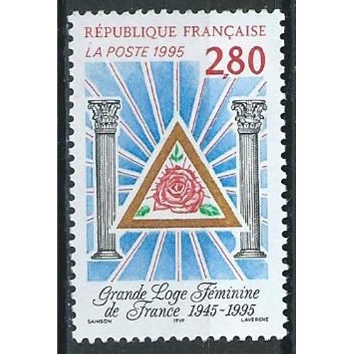 50me Anniversaire De La Grande Loge Fminine De France. 1995 N 2967