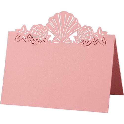 50Pcs Mariage Signe dans La Carte Place Siège Carte de Table Noms