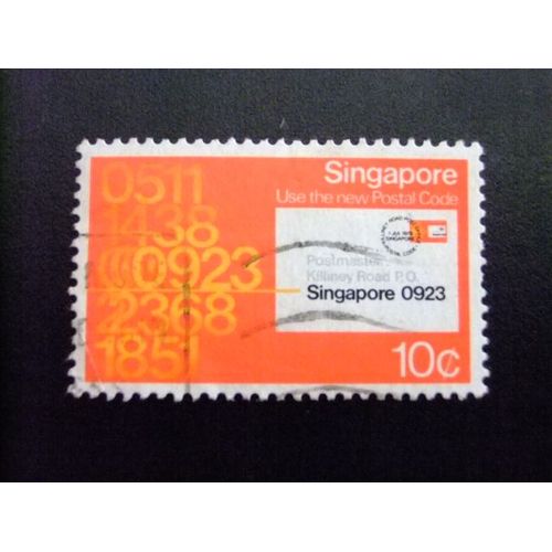 51 Singapour Singapour 1979 / Introduction Du Code Postal / Yvert 321 Fu - Sg 350 Fu