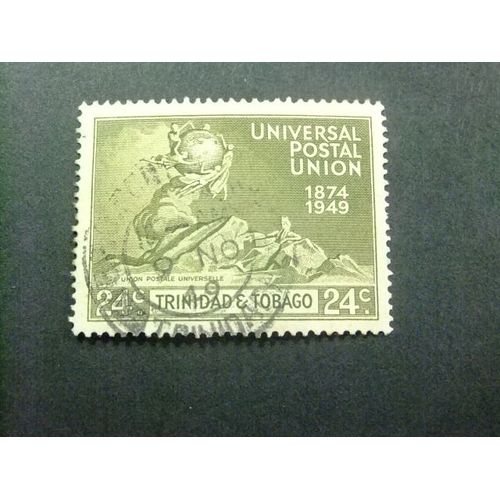 51 Trinidad Tobago Colonie Britannique 1938-1944 / U.P.U. Reine lisabeth Ii / Yvert 156 Fu