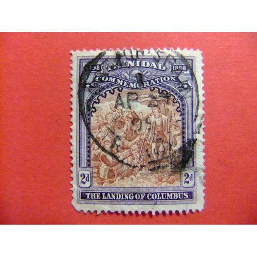51 Trinidad Trinite 1898 / Iv Centenario Del Descubrimiento De La Isla Por Colon / Yvert 54 Fu Fil Cc