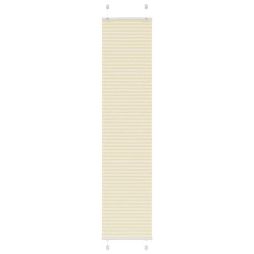 Vidaxl Store Plissé Crème 45x200 Cm Largeur Du Tissu 44,4 Cm Polyester