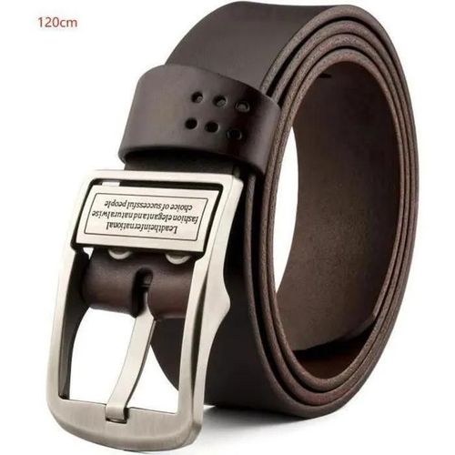 Mtevotx Ceinture Homme 120cm 4 Cm De Large, Idéale Pour Les Costumes, Les Jeans, Le Travail Décontracté Et Professionnel