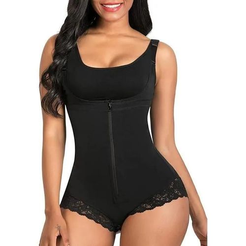 Body Gainant Femme Gaine Amincissante Ventre Plat Combinaisons Sculptantes Minceur Body Fajas Colombianas Noir
