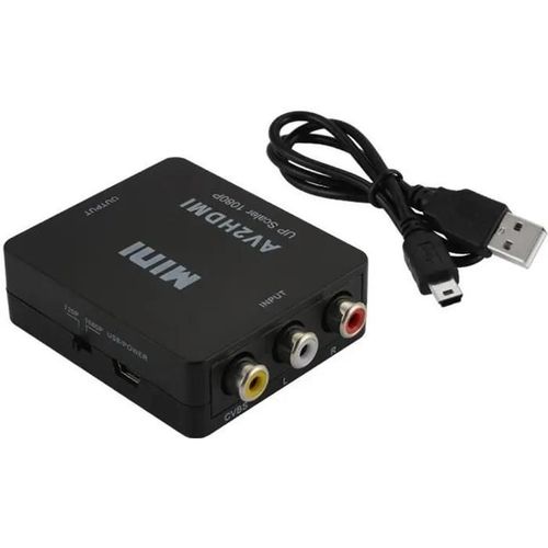 XCSOURCE RCA Composite CVBS AV vers HDMI Audio Vidéo Adaptateur HD Convertisseur Boîte NTSC - PAL Commutateur AC1368