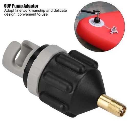 Adaptateur de valve pour bateau gonflable - BOH - Universel SUP Canoë Kayak - Cuivre et caoutchouc