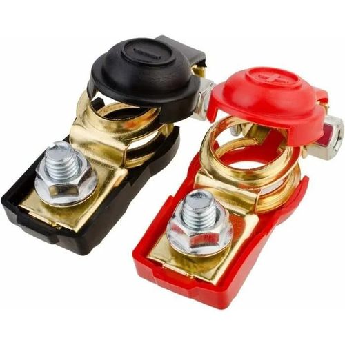 Cosse Batterie Bornes De Batterie Connecteurs De Batterie Coupe Batterie Pour Bateaucamionvoiturevan Rouge Et Noir Positive Pzcc