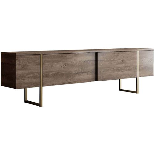 Meuble Tv En Aggloméré Et Métal Luxe