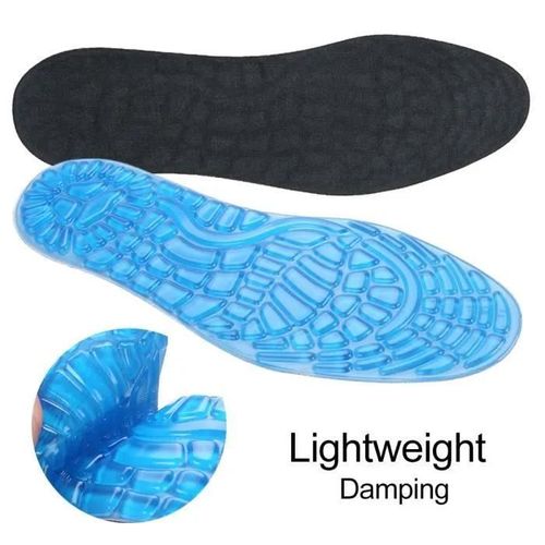 Semelles Antichoc Sports Gel Orthopédiques Coussinets De Soutien De La Voûte Plantaire (Taille M(40-45))-Xis