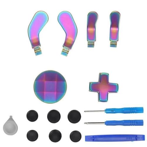 Kit De Pièces De Rechange En Métal Pour Manette Xbox One Elite Series 2 - Bleu Violet
