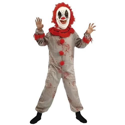 Déguisement Clown Terrifiant Enfant - Clown - Blanc Polyester - Halloween