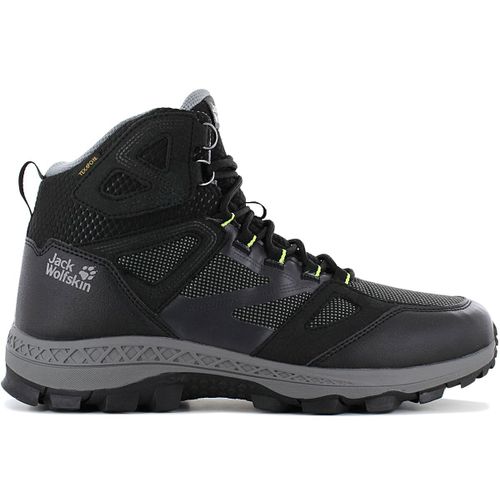 Jack Wolfskin Downhill Texapore Mid M Hommes Wasserdichte Chaussures De Randonnée Marche Trekking Noir-gris 4043871-6069