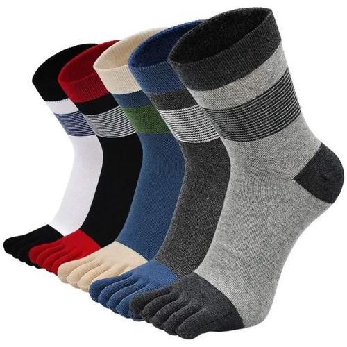 Chaussettes Avec Orteils Homme Chaussettes Doigts De Pied Séparés, Homme Chaussettes De Sport Et D\'affaire En Coton,Eu 39-45