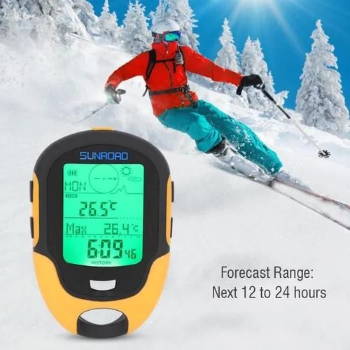 Hag Fr500 Altimètre Extérieur Multifonctionnel Voiture Altimètre Baromètre Thermomètre Hygromètre Boussole