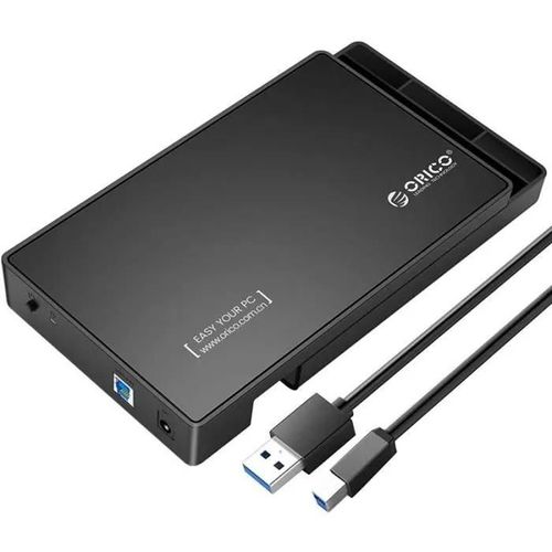 USB 3.0 Boîtier Disque Dur Externe, pour Disque Dur/SSD SATA 3,5/2,5 Pouces Jusqu\'à 16 to, Boîtier de Disque Dur 3,5\'\' sans Outil
