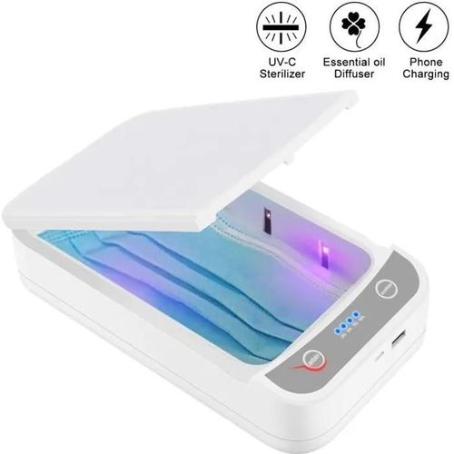 Boîte de stérilisation ultraviolet Portable UV Désinfectant stérilisateur USB pour montre bijoux téléphone Avec machine à laver
