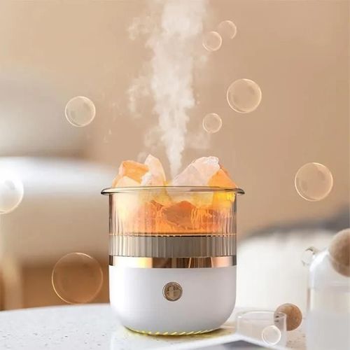 Diffuseur d\'arômes Diffuseur d\'huiles essentielles Rock Aromatherapy Humidificateur (blanc)
