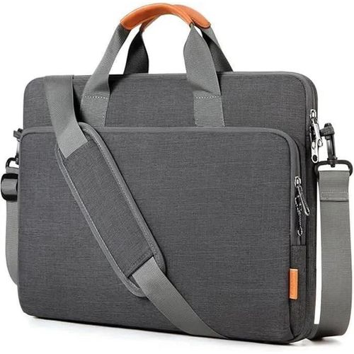Sacoche Ordinateur Portable - Hizek - 15 Pouces - Protection Douce - Compatible 14.6\ à 15.4\ - Gris