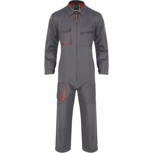 Combinaison De Travail Homme Avec Multi Poches Zippé Vêtements De Travail Mécaniciens S-4xl Gris - Yonghs