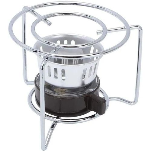 Réchaud à alcool portable, réchaud de camping, réchaud de pêche côtière en acier inoxydable pour l\'extérieur