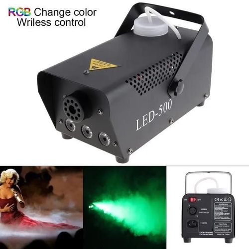 LED 500W Machine à fumée LED couleur RVB /Éjecteur professionnel de fumée et d\'étape de LED pour la barre / KTV