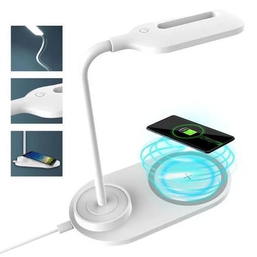 Lampe De Bureau Flexible Brillsten Avec Chargeur Sans Fil 10w D\'éclairage - Contrôle Tactile