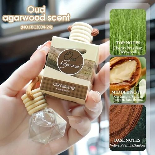 Oud Agarwooddésodorisant De Voiture Mini Aromathérapie Huile Essentielle Éliminateur D'odeur Kit Humidificateur Boîte-Cadeau Purificateur D'air Diffuseur De Voiture Longue Durée.[H40]