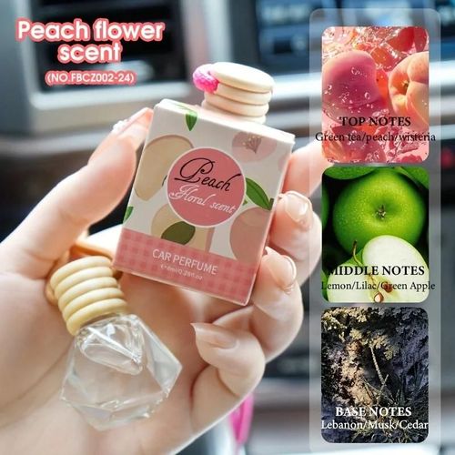 Peachdésodorisant De Voiture Mini Aromathérapie Huile Essentielle Éliminateur D'odeur Kit Humidificateur Boîte-Cadeau Purificateur D'air Diffuseur De Voiture Longue Durée.[H39]