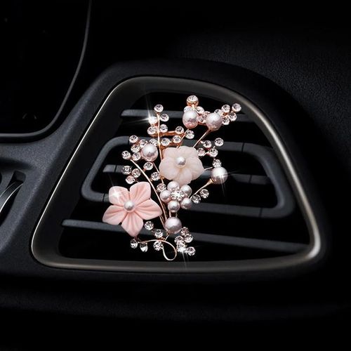 Roseclip De Parfum Pour Désodorisant De Voiture,Style Prune,Clip De Décoration Pour Ventilation Automatique,Diffuseur De Parfum,Sortie De Voiture,Clip De Parfum De Haute Qualité