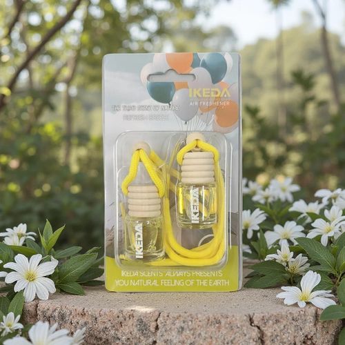 Fresh Breezebouteille De Parfum De Voiture Suspendue En Verre,Diffuseur D'huile Essentielle,Désodorisant De Voiture,Parfums Aromatiques,Diffuseur De Parfum De Voiture