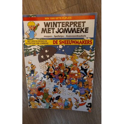 Boek Winterpret Met Jommeke