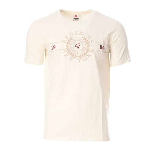 T-Shirt Écru Homme Redskins 231094