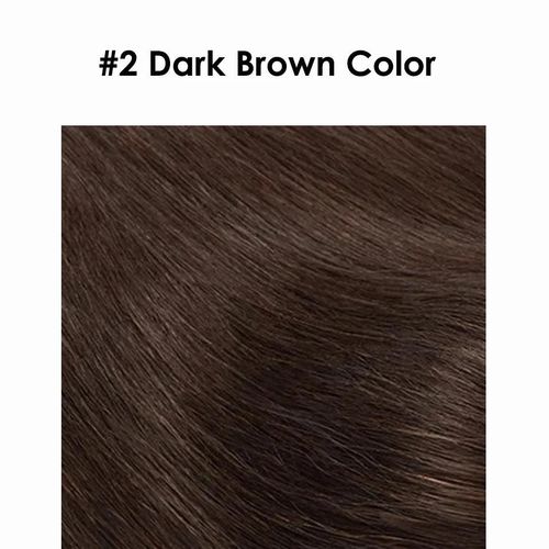 Dark Brown Color 2 Cheveux Humains Droits 16x18cm Base En Soie Topper Pour Femmes Cuir Chevelu Naturel Haut Européen Cheveux Topper Partie Libre 4 Clips Dans Le Morceau De Cheveux