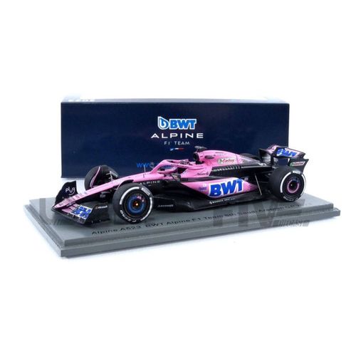 Spark 1/43 - S8568 - Alpine A523 - Bahrain Gp 2023 (E. Ocon)-Spark