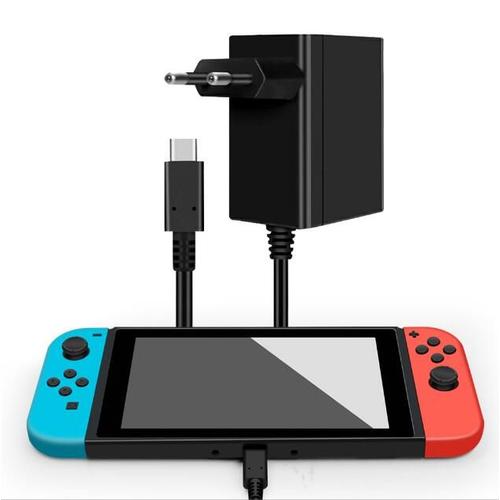 Chargeur Pour Switch Nintendo, Lite, Oled, Dock, Consoles, 15v 2.6a Adaptateur Secteur Support Tv Mode, Charge Rapide Usb Type C