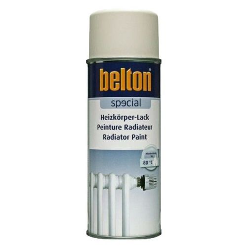 Bombe De Peinture - Blanc Crème - Pour Radiateur - Jusqu'à 120°C - Belton - 400ml