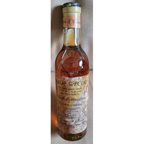 Sirop Spécial Au Rhum Clément (1972)