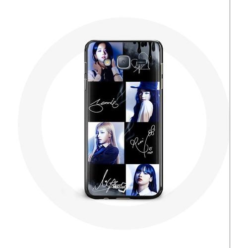 Coque Pour Samsung Galaxy J5 2016 Blackpink Signature Photo Jennie Jisoo Lisa Rose