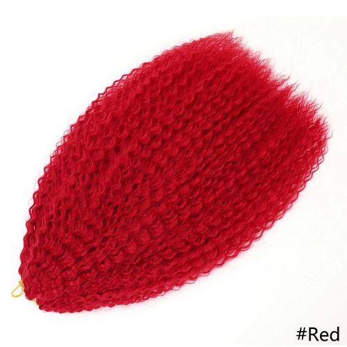 30inches-75cm Extension De Cheveux Tressés Crépus Bouclés 20 30 Pouces Boucles Afro Synthétiques Extensions De Tresses Au Crochet Ombre Rose Argent Gris Postiche